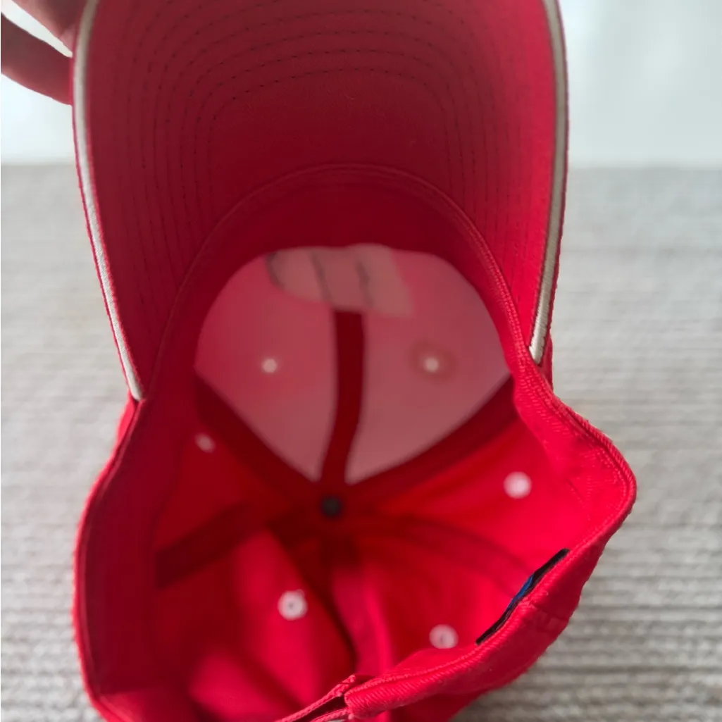 Wisconsin Badgers Red Baseball Hat Cap Adjustable Strap Back NCAA - Image 3