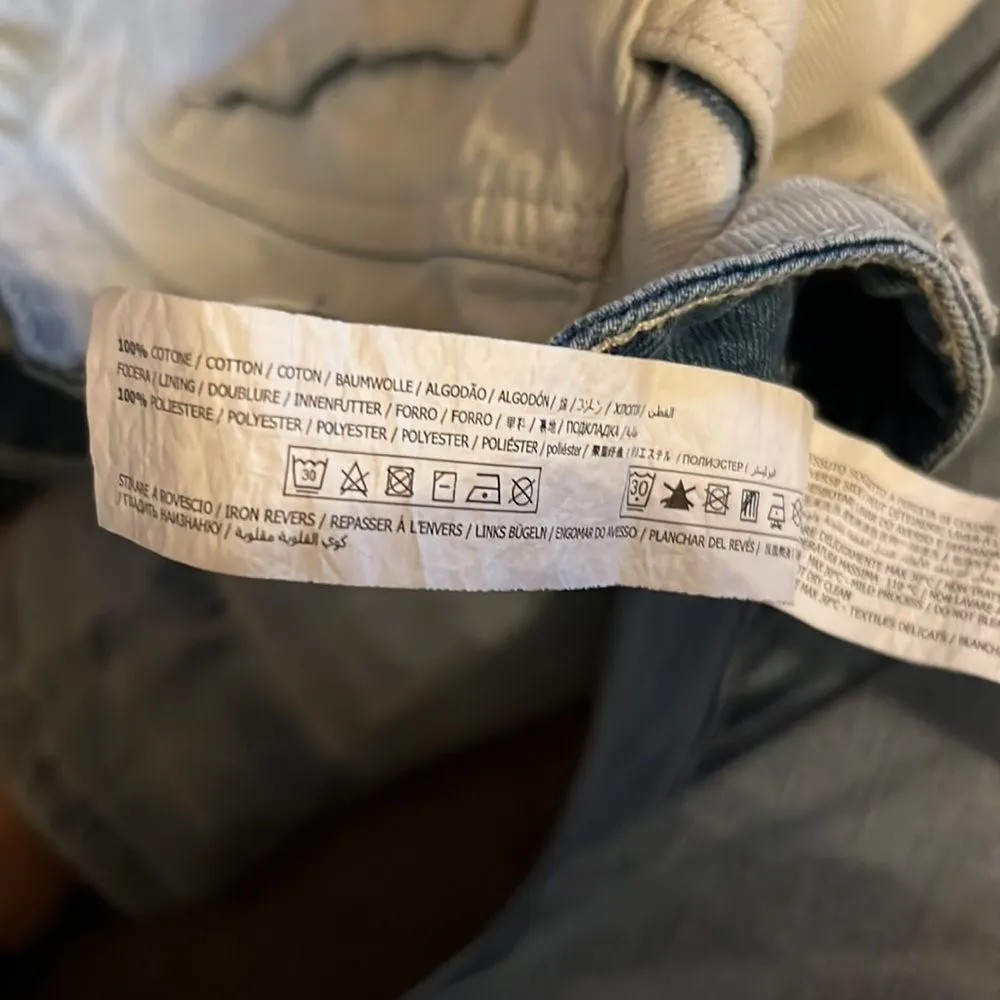 My twin twin set distressed skirt small Blue - Image 10