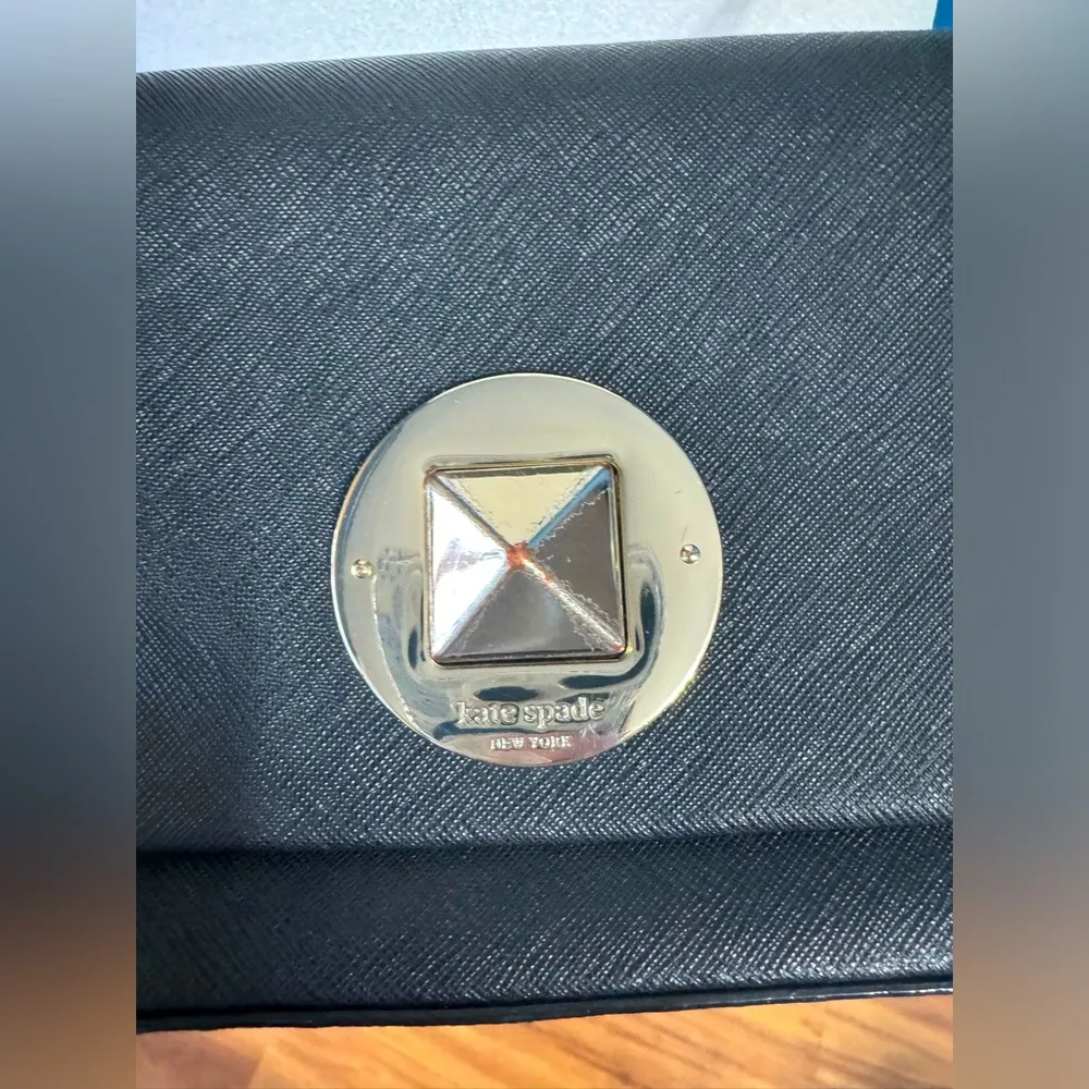 Kate Spade Newbury Lane Sally leather Crossbody Black - Image 6