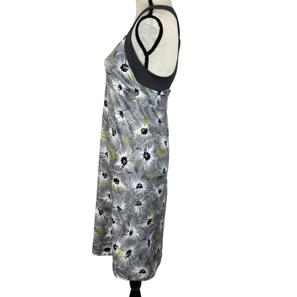 Patagonia Medium Morning Glory Dress Floral Stretch Cross-Back Straps Scoop Neck - Image 6