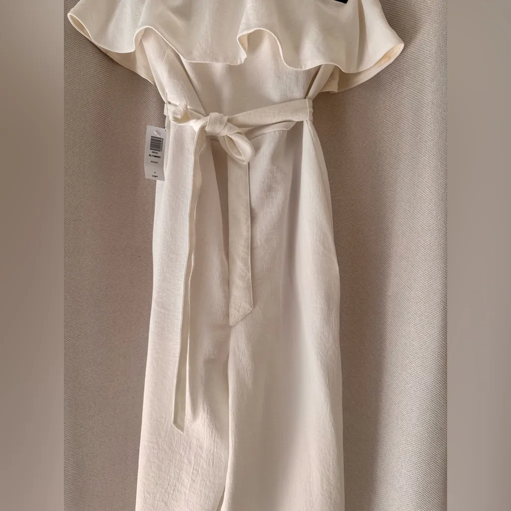 NWT Aritzia Babaton Flutter Off the Shoulders Jumpsuit Size 0 - Image 7