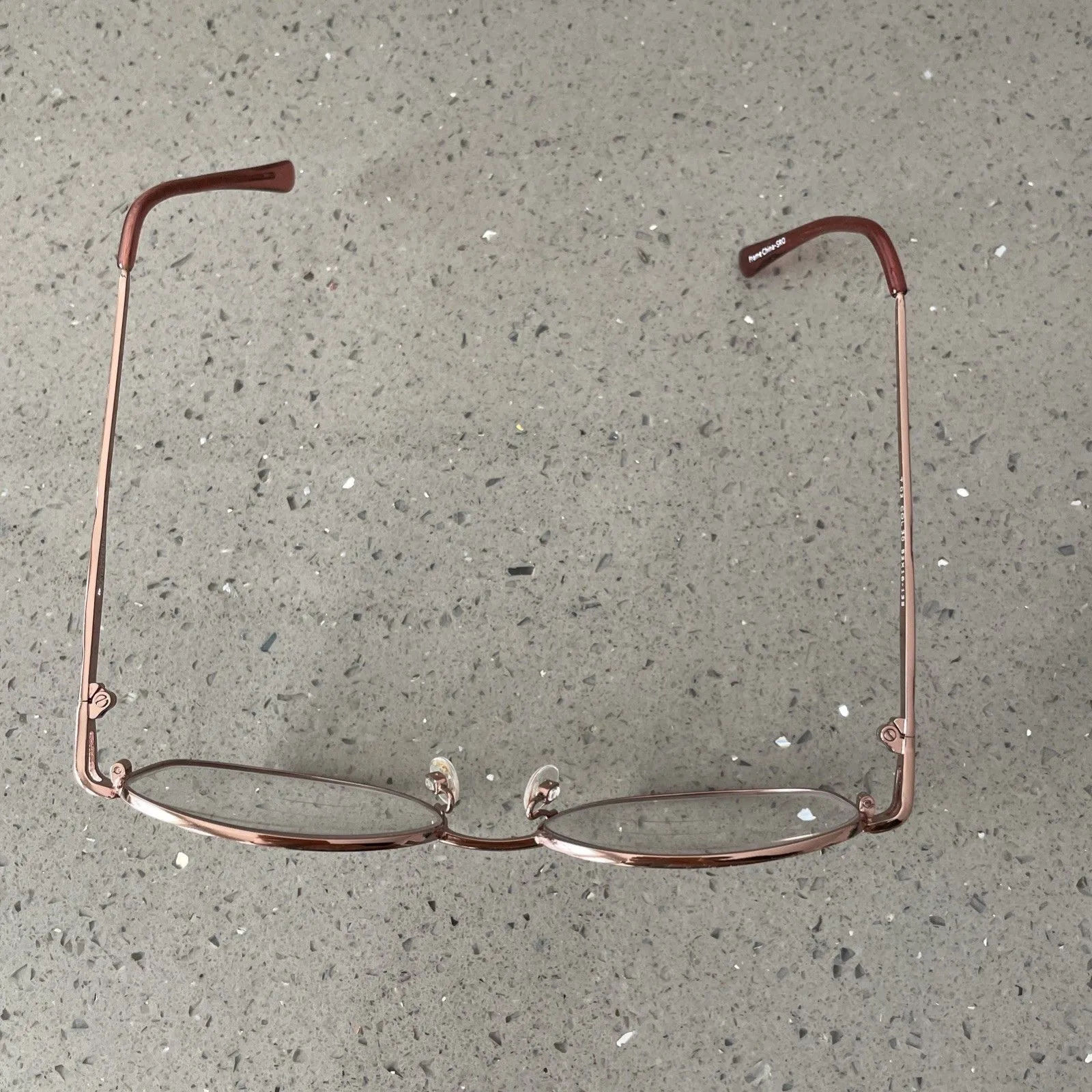 Traditions Eyeglasses Frames ONLY T02 Col 30 Rose Gold Oval Full Rim 52 - Image 3