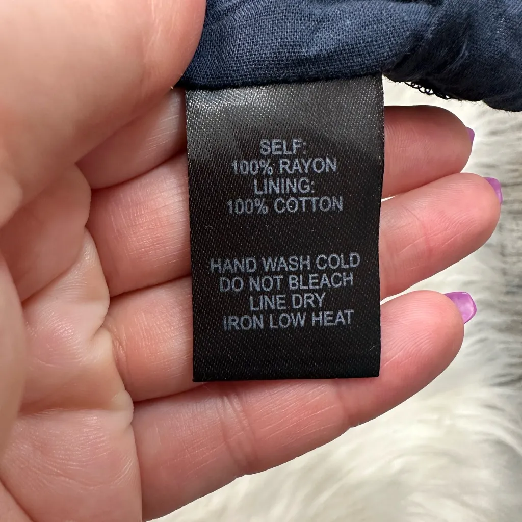 Lulu’s Al Fresco Evenings Navy Blue Off-the-Shoulder Dress - Image 10