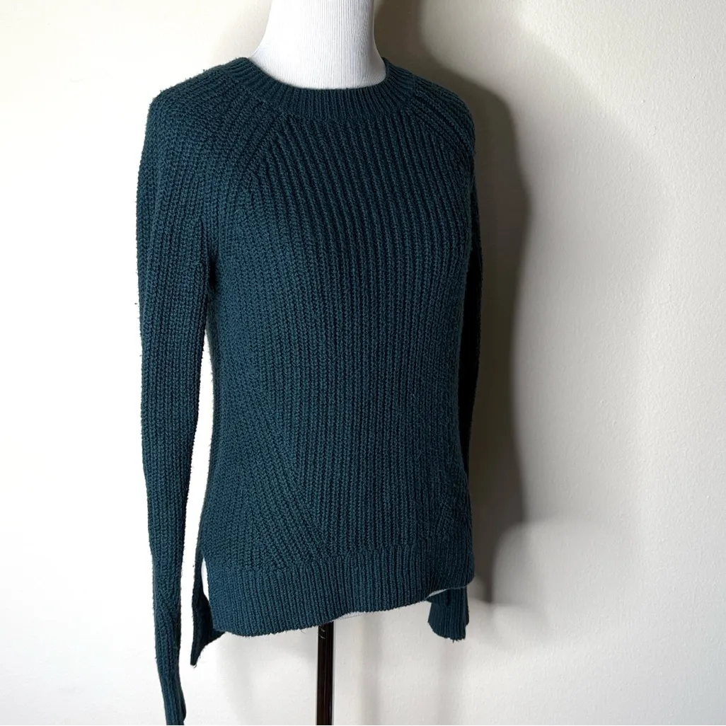 Abercrombie Teal Hi Low Hem Sweater - Image 2