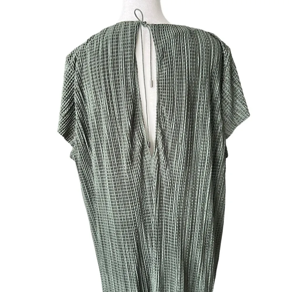 SABINA MUSAYEV Renaissance Midi Dress Green Size L - Image 6