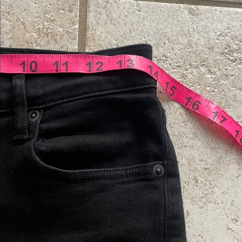 AGOLDE Sophie Mid Rise Ankle Skinny Jeans in Sane Black - Image 12