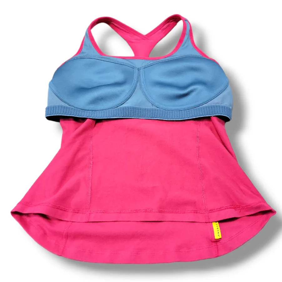 Top Size Large Nike Dri-Fit Tank Top Racerback Livestrong Running Athletic Athleisure - Image 5