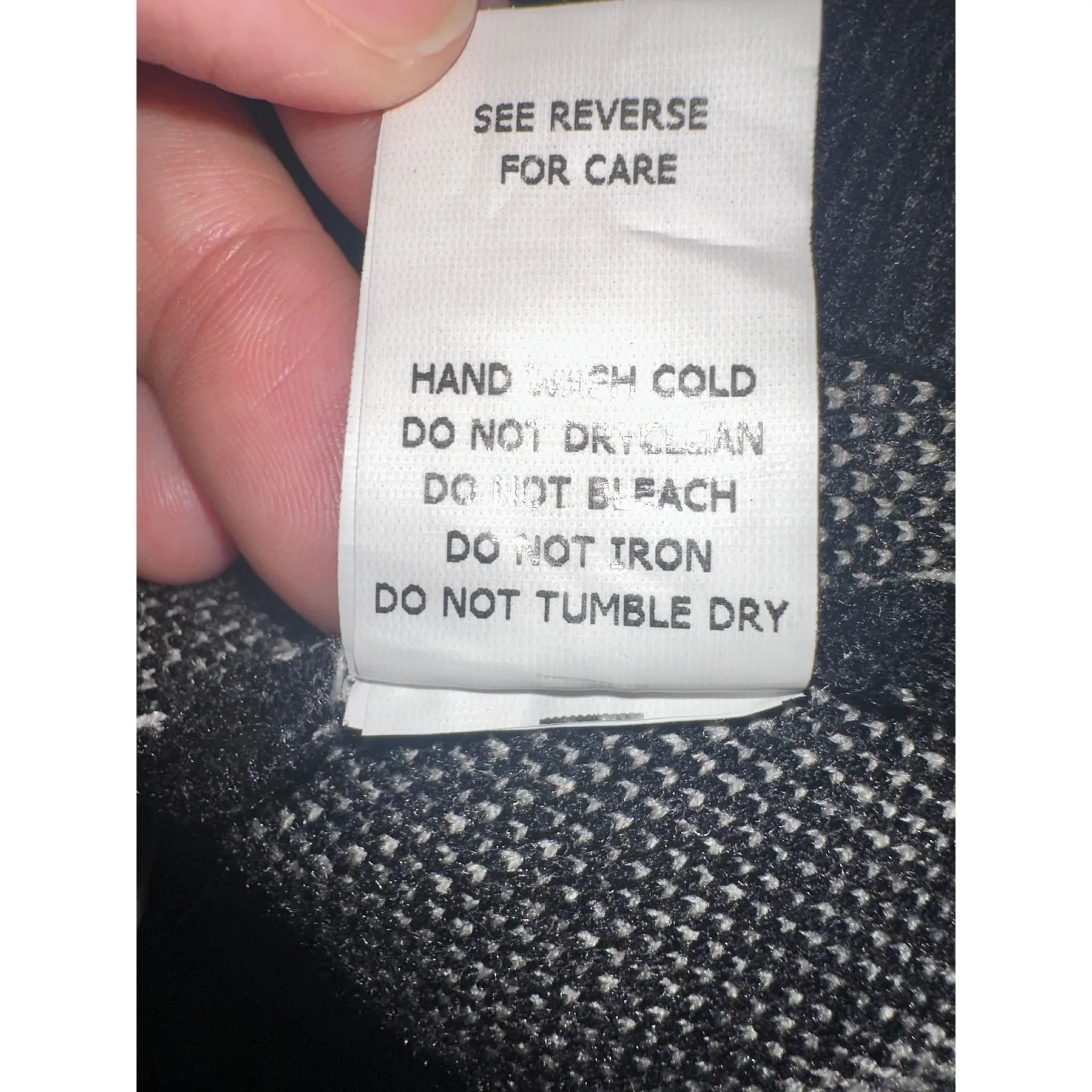 DAVI & DANI Black Grid Turtleneck Sweater Size L Long Sleeve‎ Pullover Knit Size L - Image 9