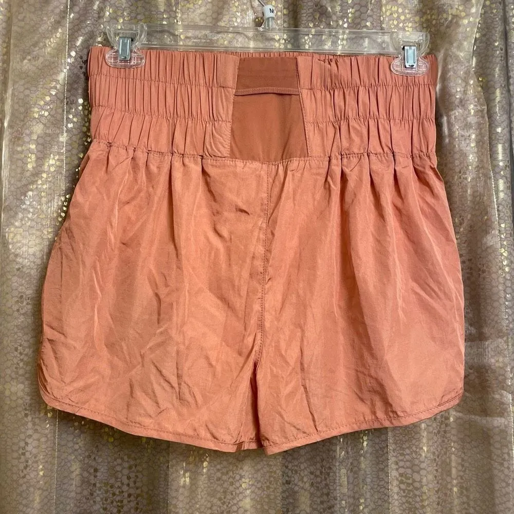 Free People Movement Brushed Apricot The Way Home Shorts Large NWOT - Image 2