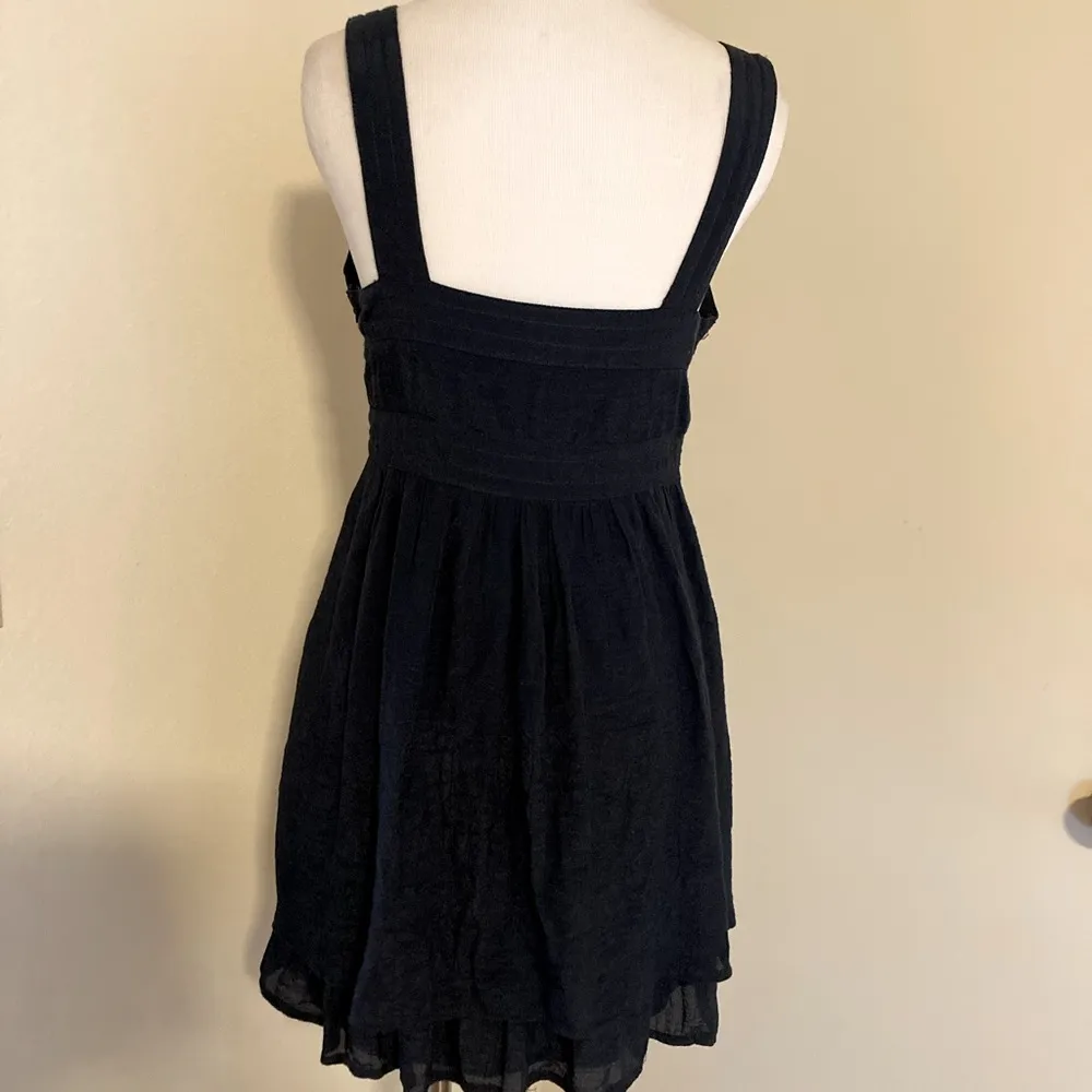 LuLu's Ya Los Angeles Dress Dark Blue Fit Full V - Image 4