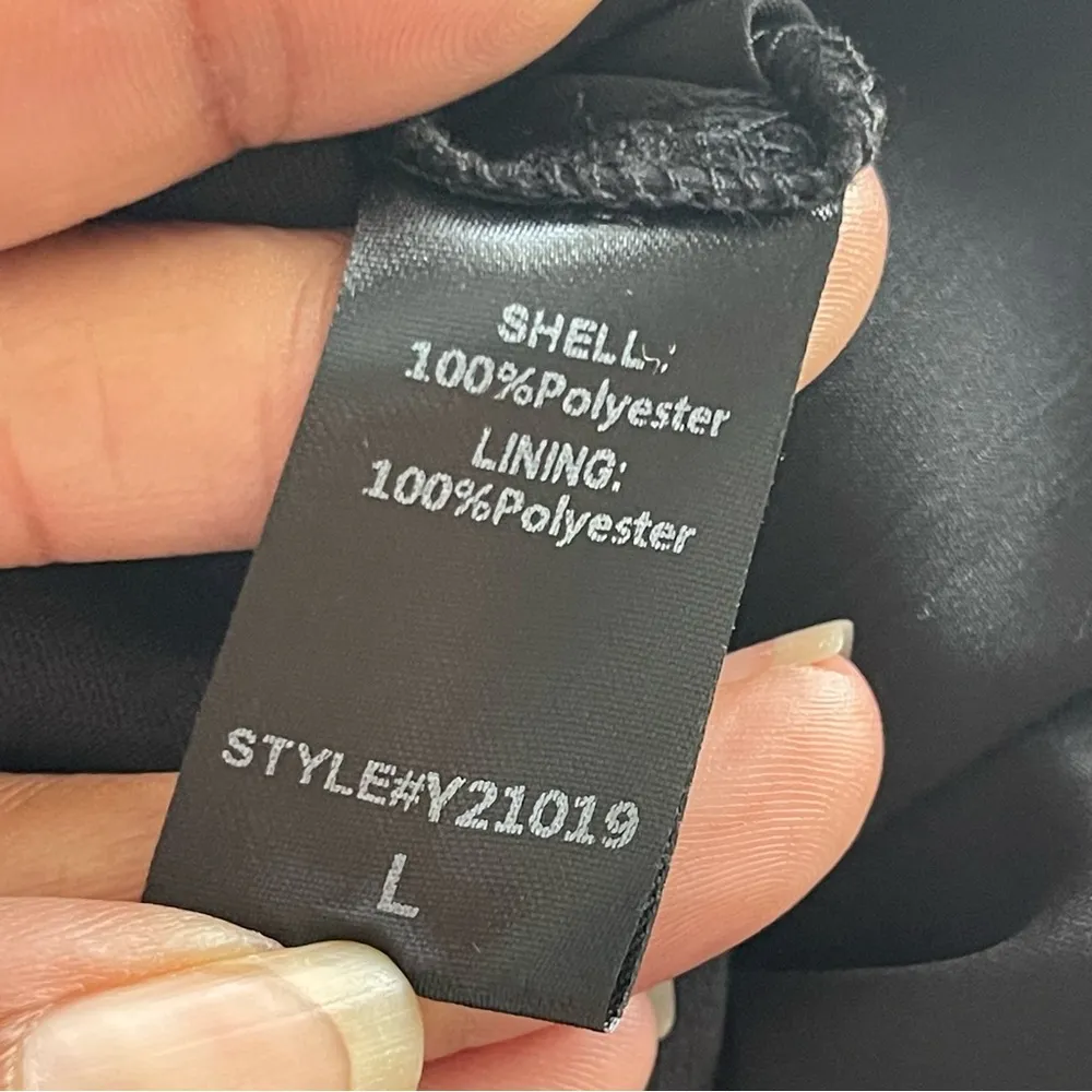 DO + BE | Black Ruffle Mini Skort Sz L - Image 7