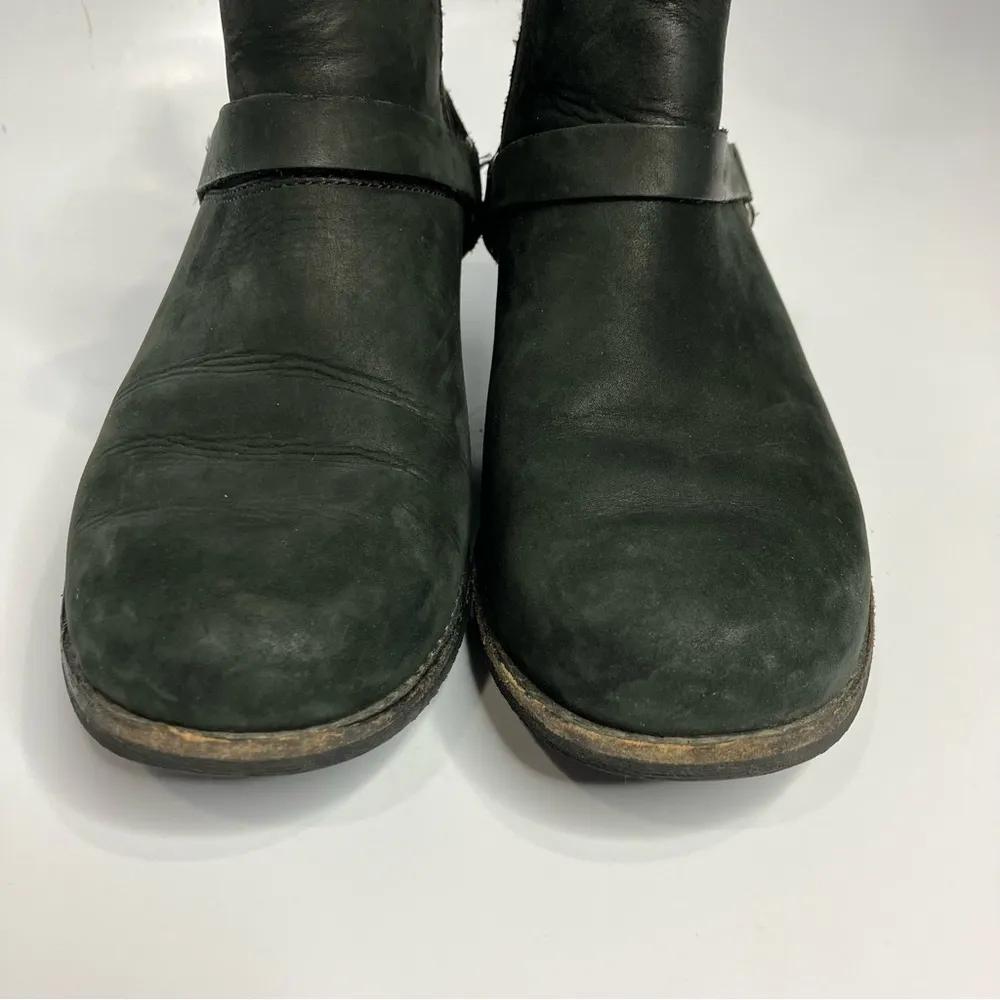 Teva De La Vina dos leather ankle boots black size 6.5 - Image 5