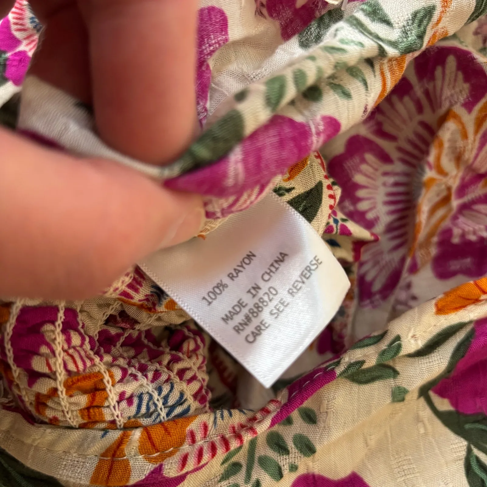 Nicole Miller Artelier NWOT Women's Boho Floral Halter Blouse Size XS Pink - Image 8