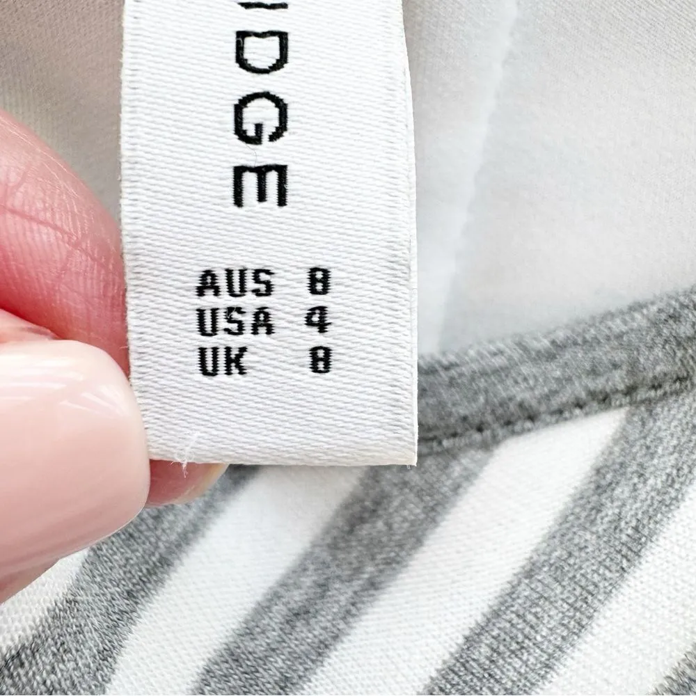 BEC & BRIDGE Asymmetric Stripe Wrap Skirt Size 4 - Image 8