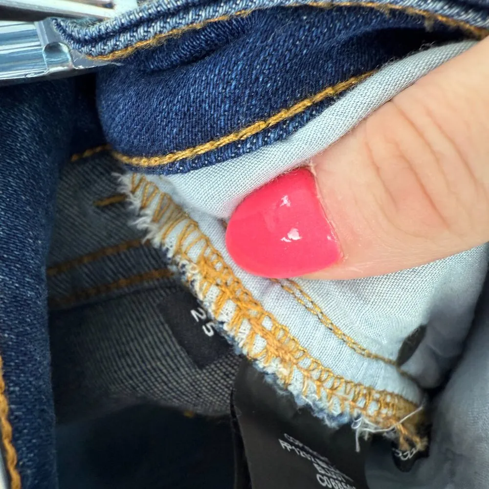 The Kooples Billy Skinny Jeans Dark Wash Size 25 EUC - Image 10