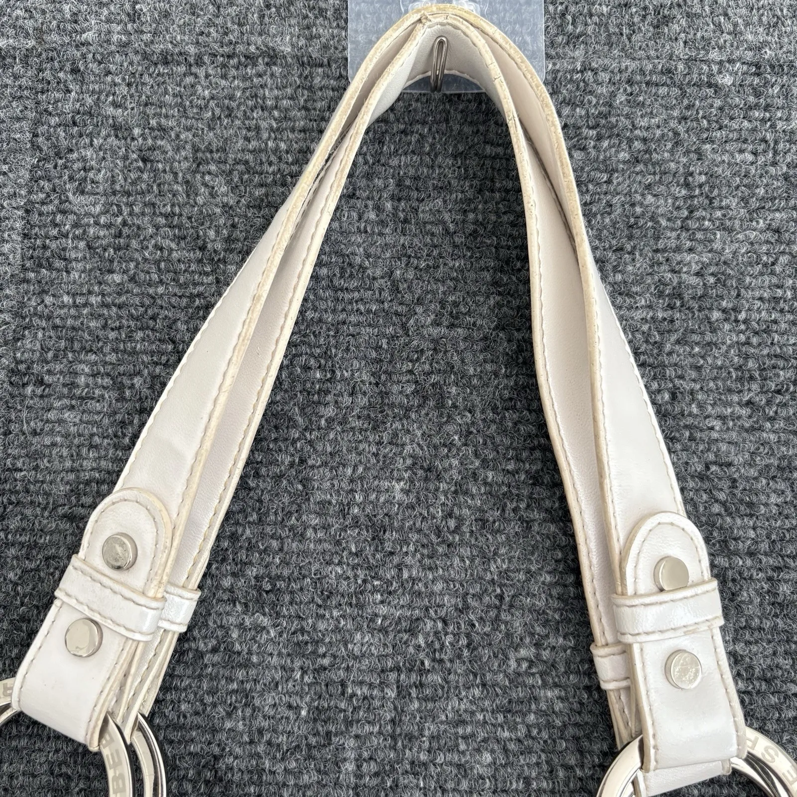 Y2K Style Bebe Sport Large Brown‎ White Quilted Tote Bag Purse Spellout Mallcore - Image 7