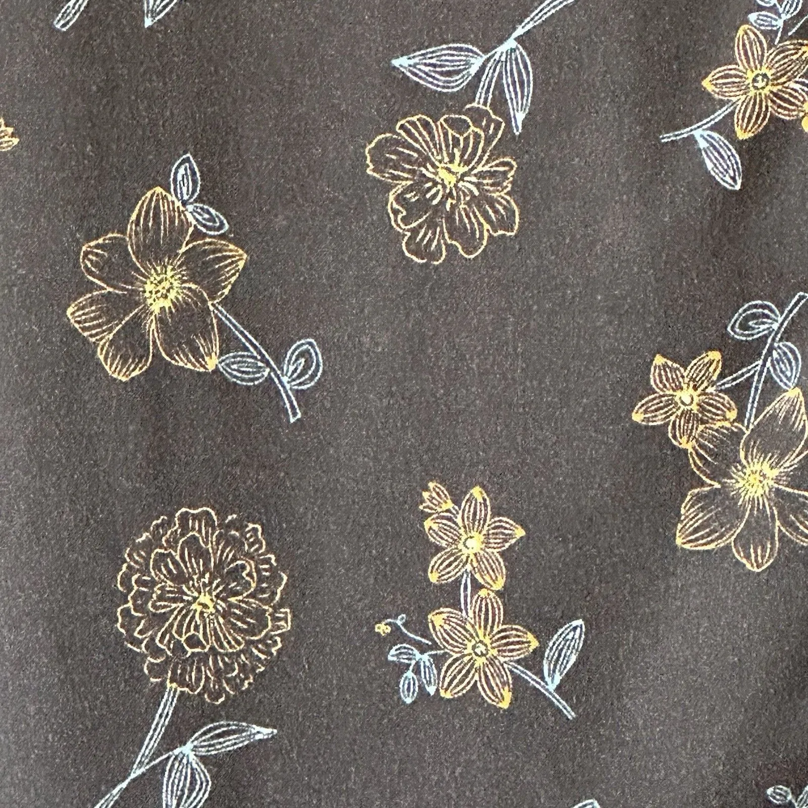 Pac Sun Women’s Button Down Shirt Short Sleeve Collar Black and Floral Size M - Image 4