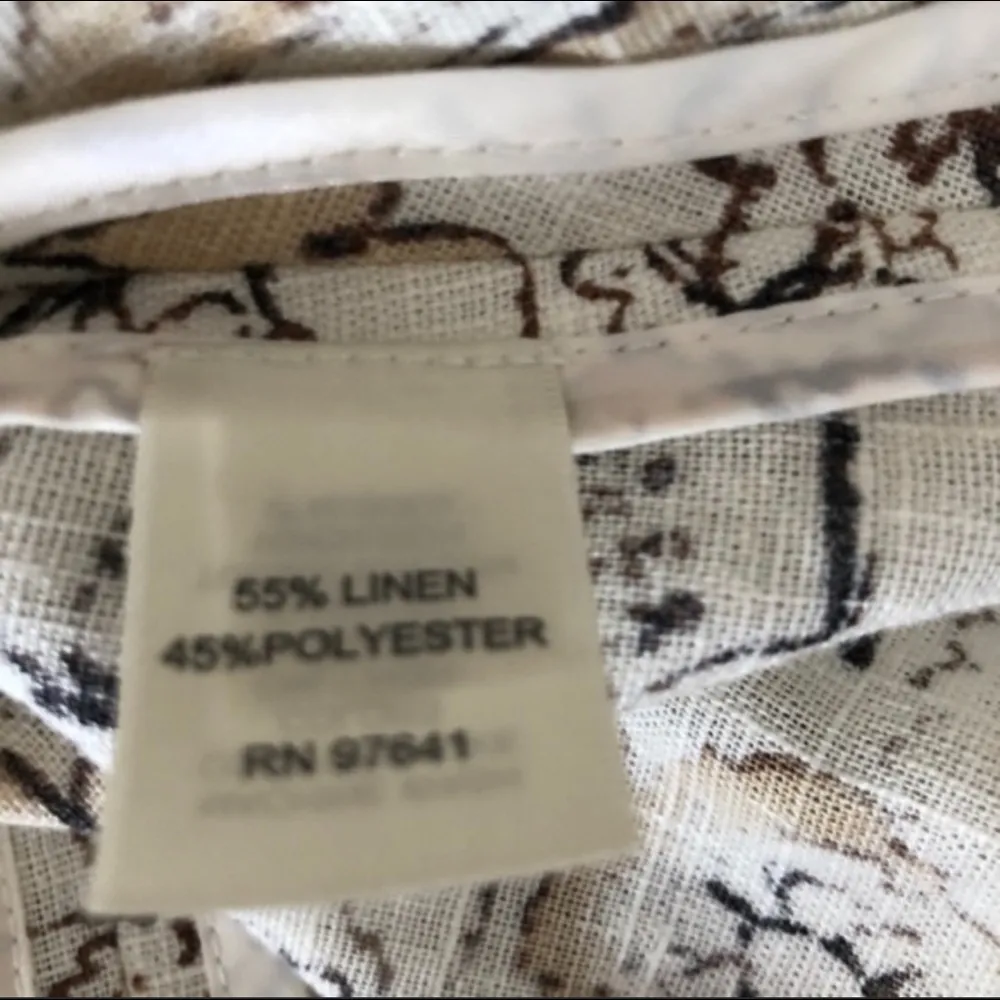 J. Jill Linen Blend Floral Print Jacket - Image 4