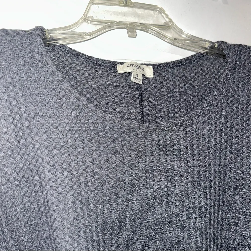 Umgee Black Sleeveless Knit Top Women’s Small - Image 2