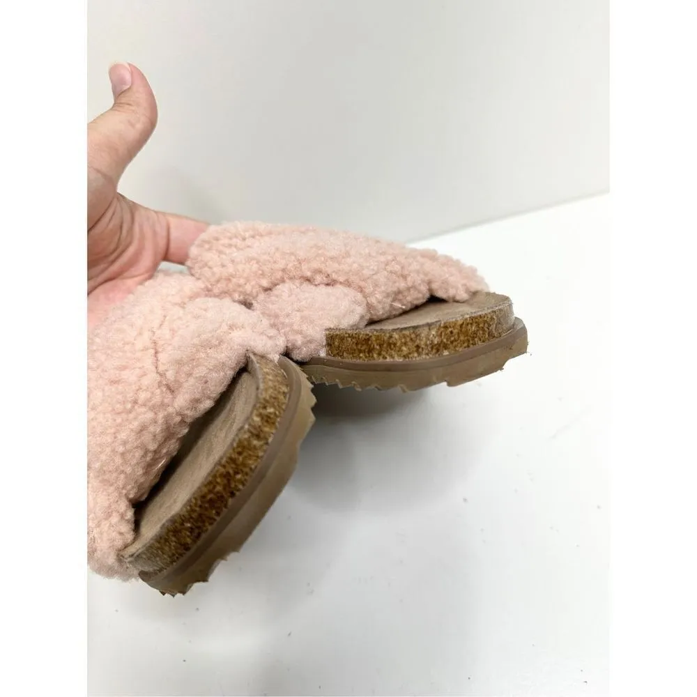 Treasure & Bond Davina Faux Shearling Slide‎ Sandals Size 6 - Image 7