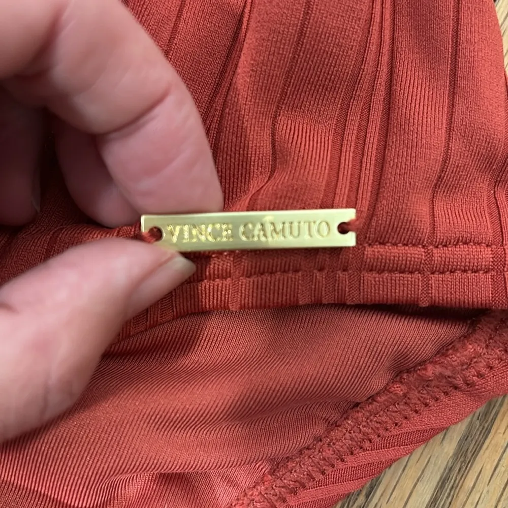 Vince Camuto Cruise One Piece Swimsuit Orange‎ size 8 NWOT - Image 5