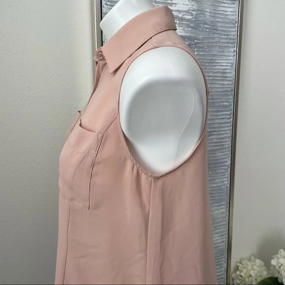 Candalite Women’s Sleeveless Button Down Size S - Image 5