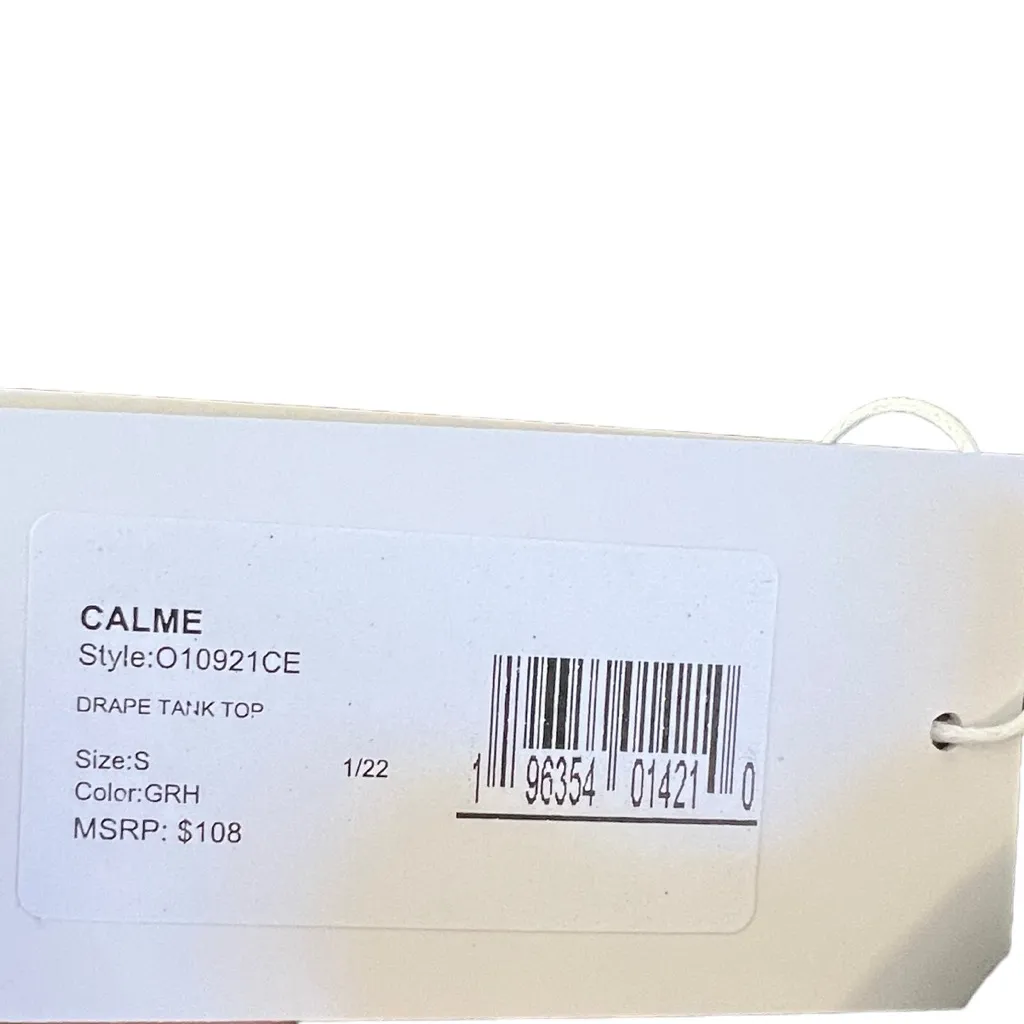 Calme Drape Tank Top‎ nwt Purple - Image 7