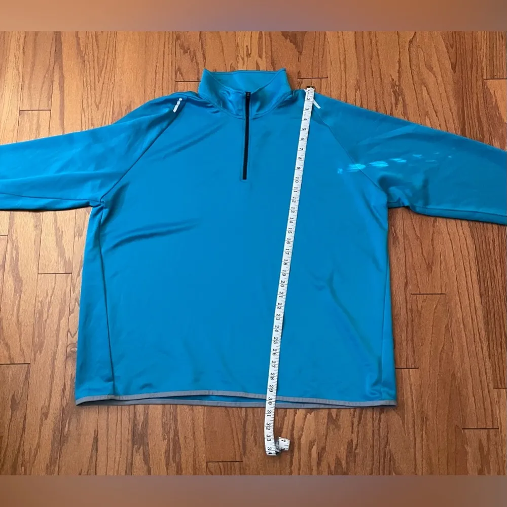Zelos- Blue Longsleeve Athletic Half Zipup jacket Size XXL‎ - Image 5