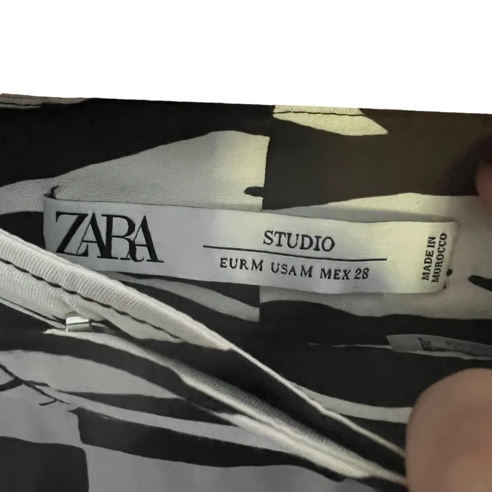 ZARA Limited Edition Studio Collection Zebra Print Pants - Image 7