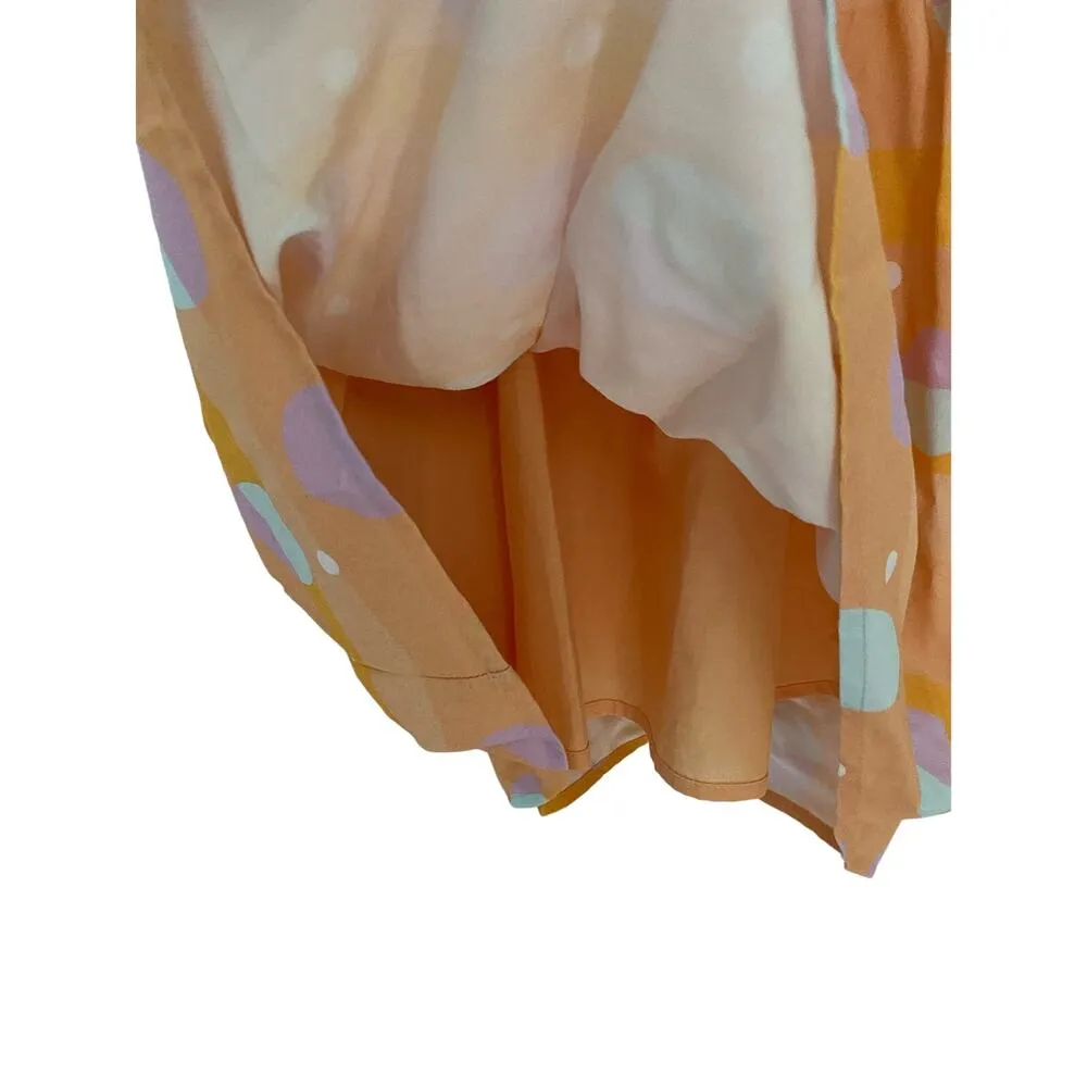 Crosby by Mollie Burch Otto Dress African Sunset $242 Orange Polka Dot Sherbet - Image 5
