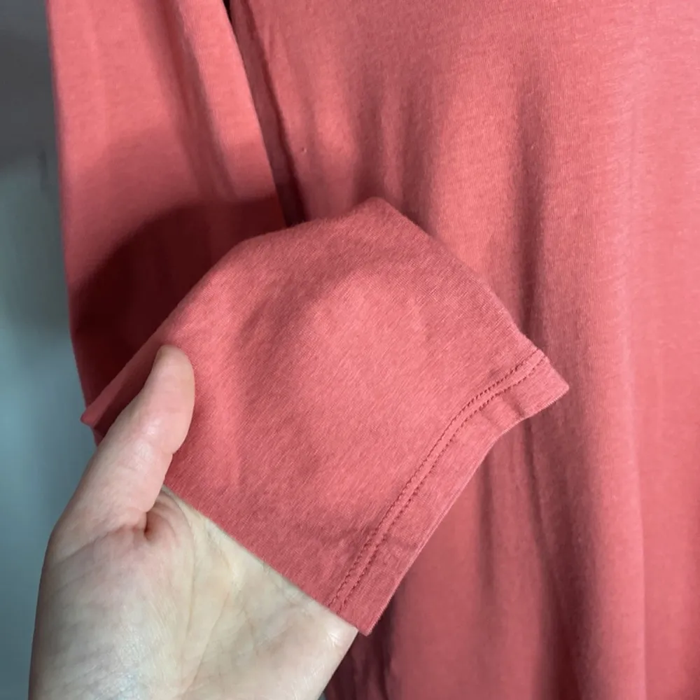 J Jill salmon orange luxe supima forward seam tunic size S - Image 7