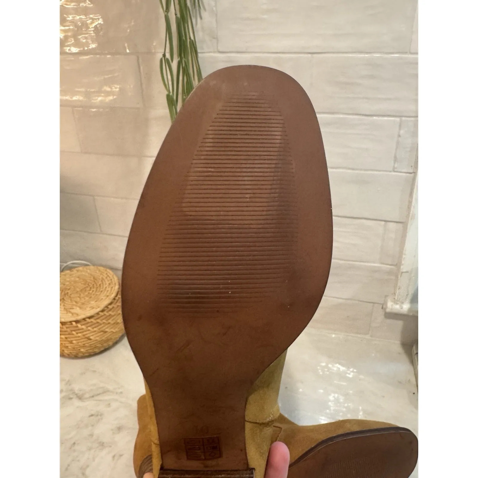 MADEWELL Bryce Suede Brown Leather Chelsea‎ Ankle Boot Bootie Size 10 New *flaw - Image 10