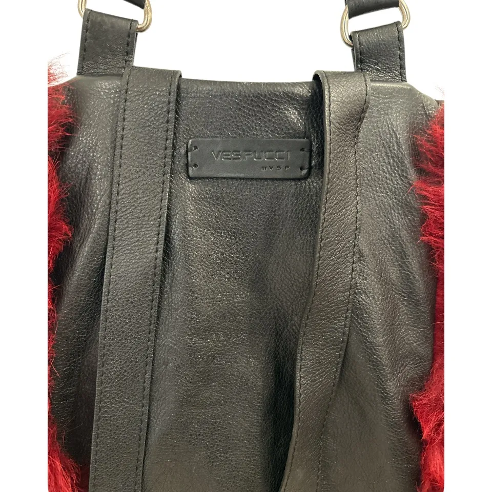 Vespucci MYSP faux Fur Backpack Black - Image 7