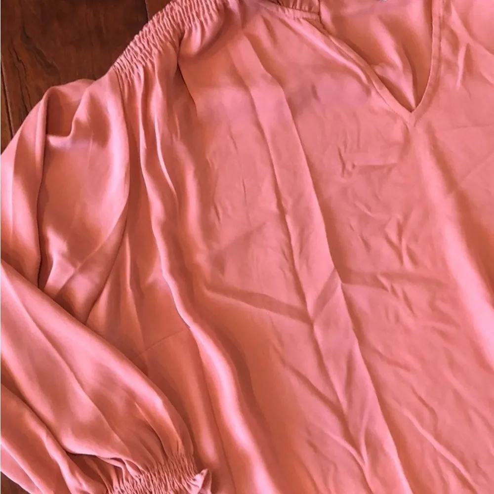 Dark Pink Long Sleeved Blouse - Image 5