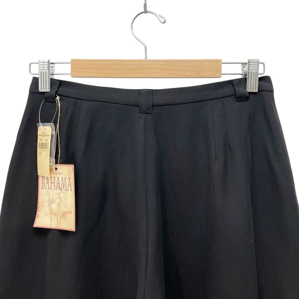 NWT Tommy Bahama Lucky Penny Shorts Black 100% Silk Size 6 TW8113 Dressy Classic - Image 5