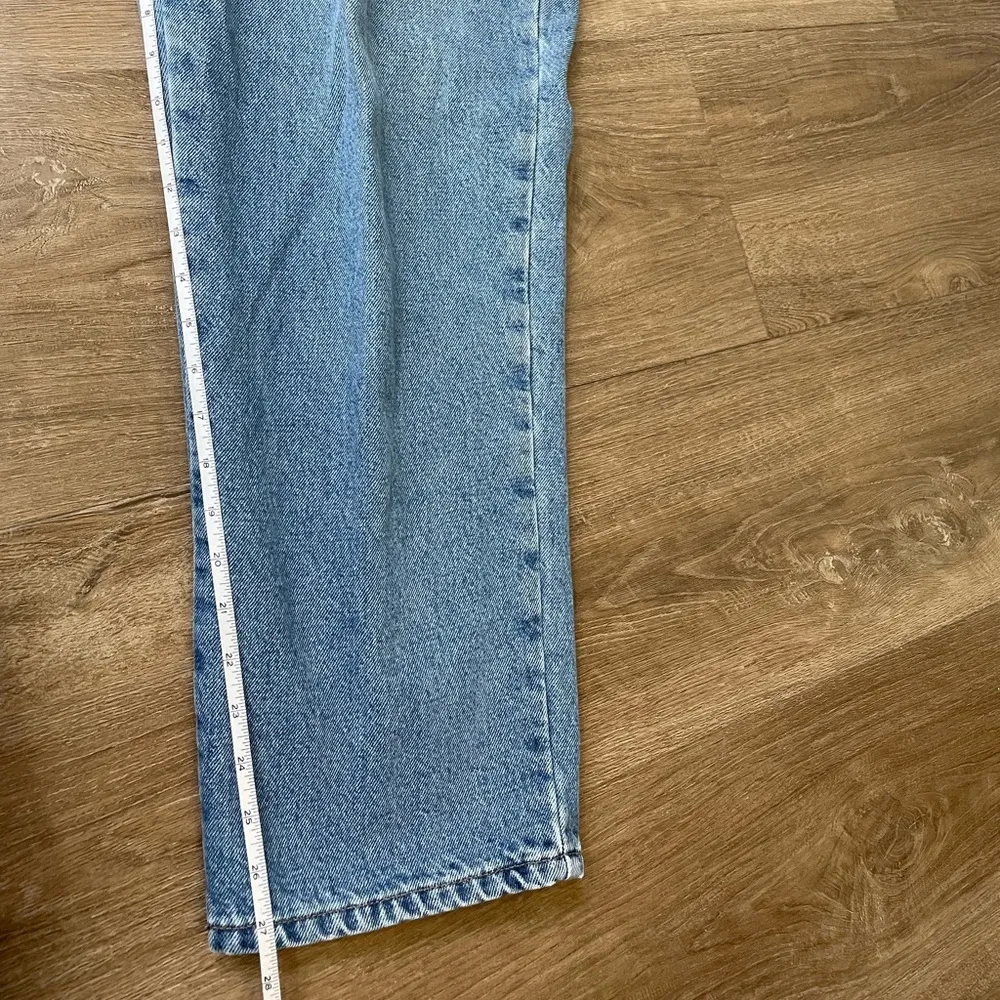 L.L. Bean Original Fit Relaxed Flannel Lined Medium Wash Jeans ~ Size 16 PET - Image 11