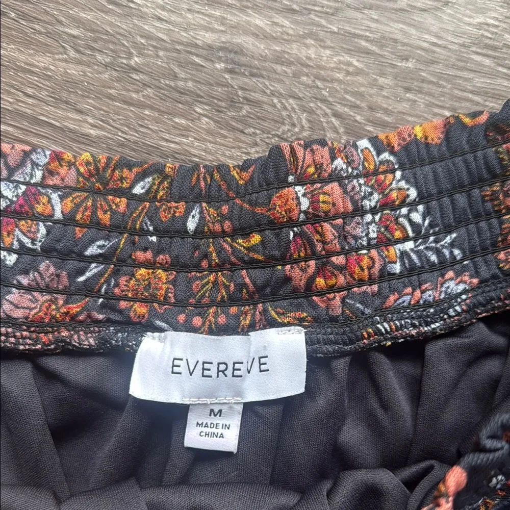 Evereve Brown and Orange Ruffled Mini Skirt Medium Mesh Tiered - Image 5