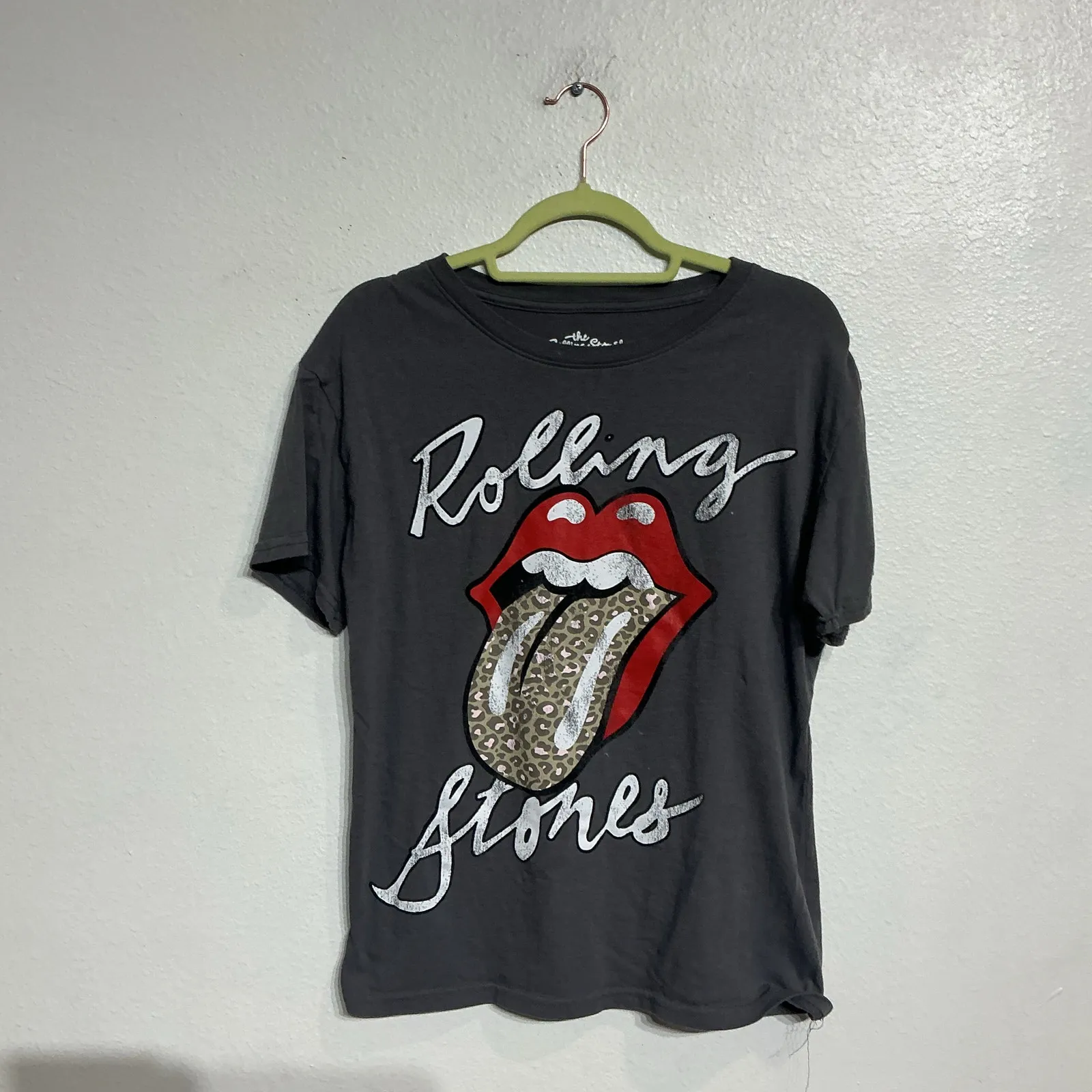 The Rolling Stones Gray Shirt Sz M - Image 2