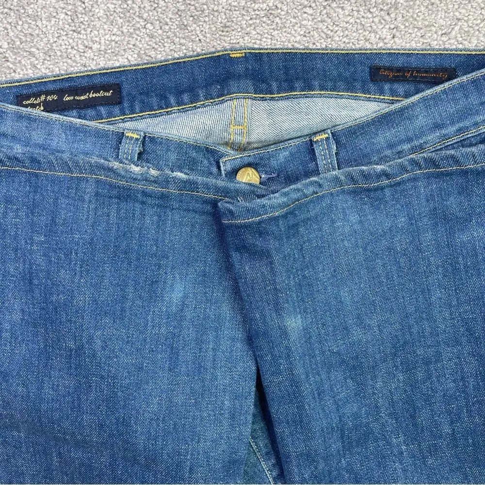 Citizens of Humanity Collete Jeans Women’s 29 Blue Bootcut Low Rise Dark Denim - Image 14