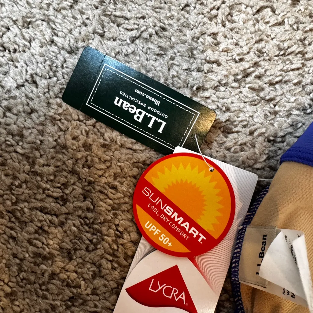 L.L.Bean SunSmart Skirted Swim Bottom UPF 50+ Cobalt Blue Size 6 Resort Beach - Image 6