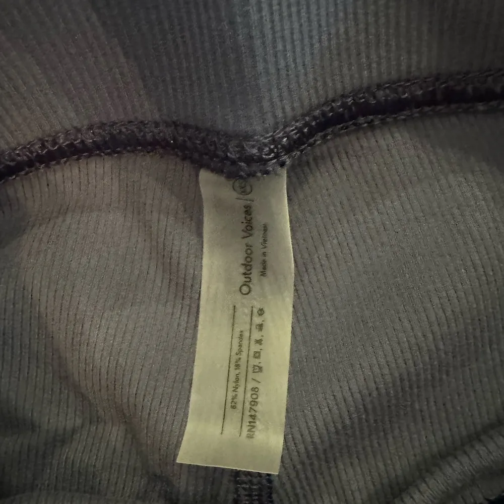 NWT Outdoor Voices Kick Flare Ribbed Leggings Navy Size XXS/00-0 - Image 7