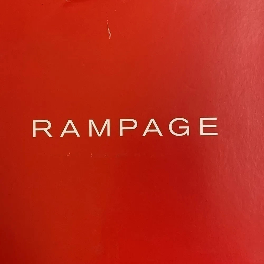 Rampage black micro suede lug sole combat/ hiking boots. Faux fur trim. Size 6.5 - Image 8