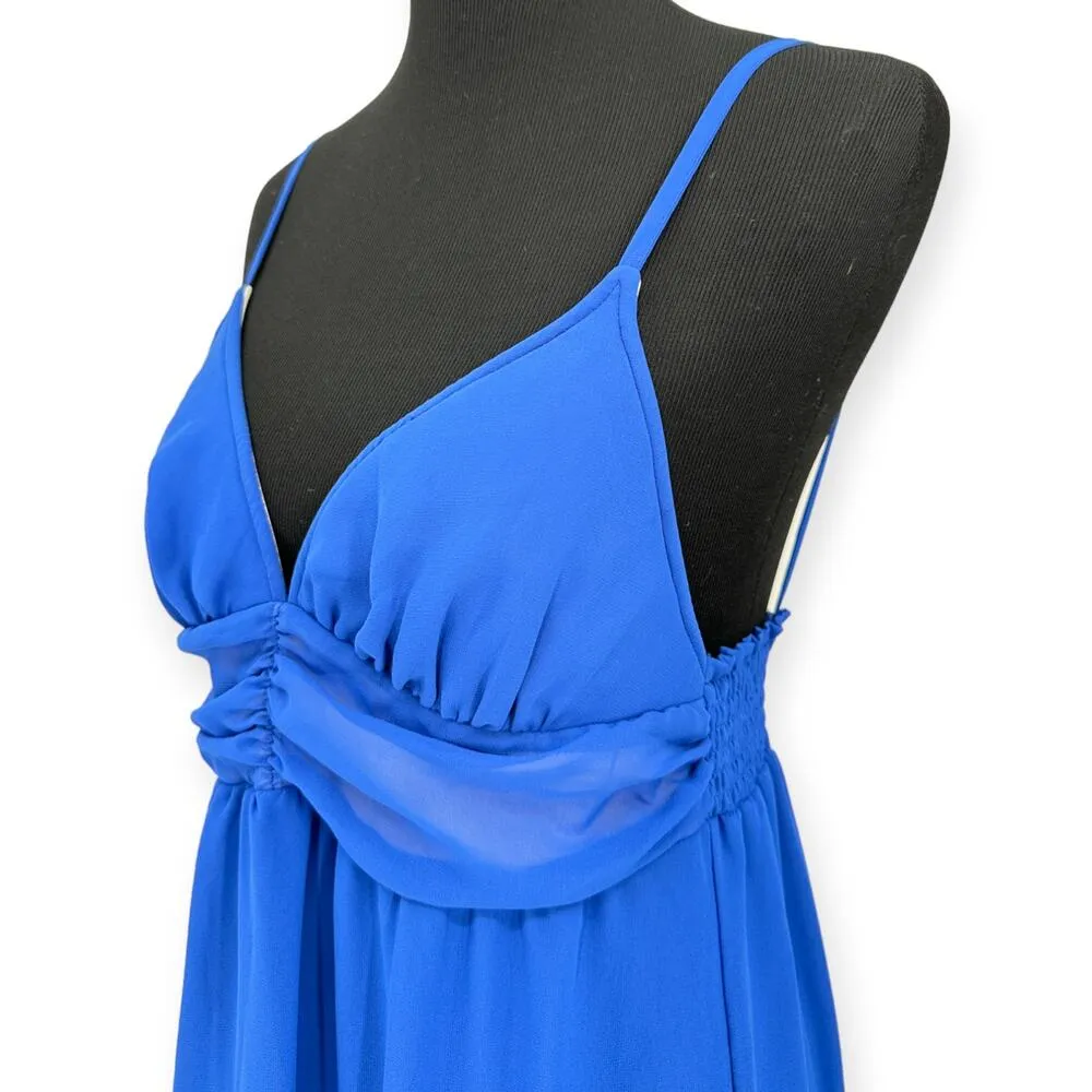 Tommy Bahama | NWT | M | Surf Blue Elastic Empire Waist Foam Cup Long Maxi Dress - Image 8