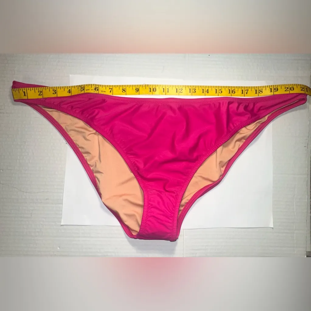 J Crew Bikini Bottom Womens Plus Size 3X‎ Pink Heritage 1989 High Leg Swim New - Image 2