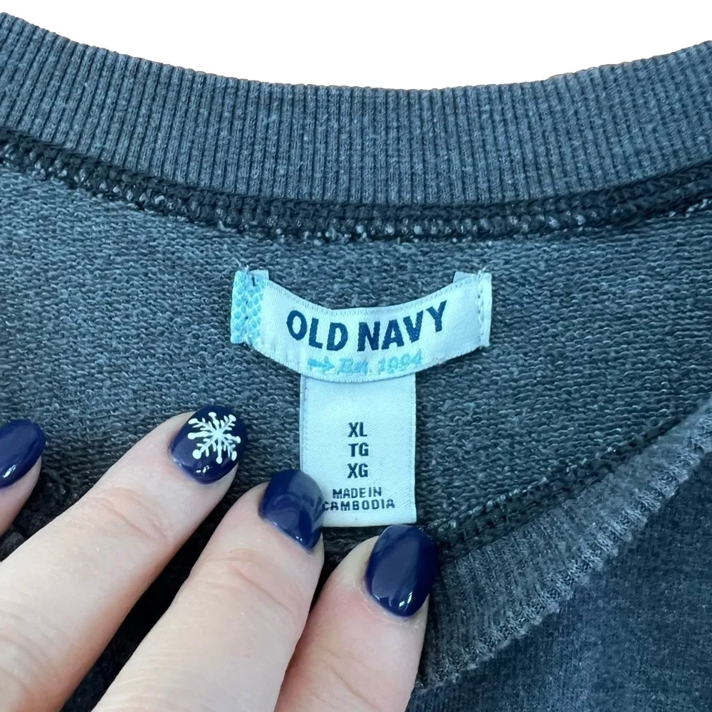 Old Navy  Women's fleece Pull Over sweater women’s size XL - Image 3