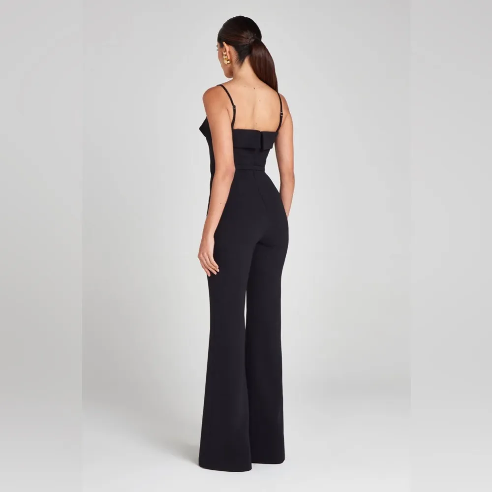 Nadine Merabi Sabrina Black Jumpsuit Size M - Image 4