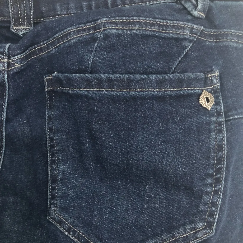 Democracy Ab solution Women's Blue Jeans size 16W slimming high rise - Image 8