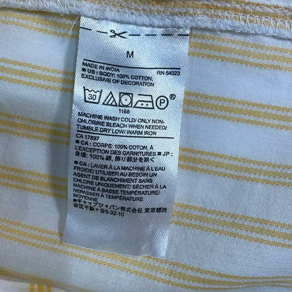 Boho embroidered striped neck tie closure tropical short sleeve cotton tunic - Image 7