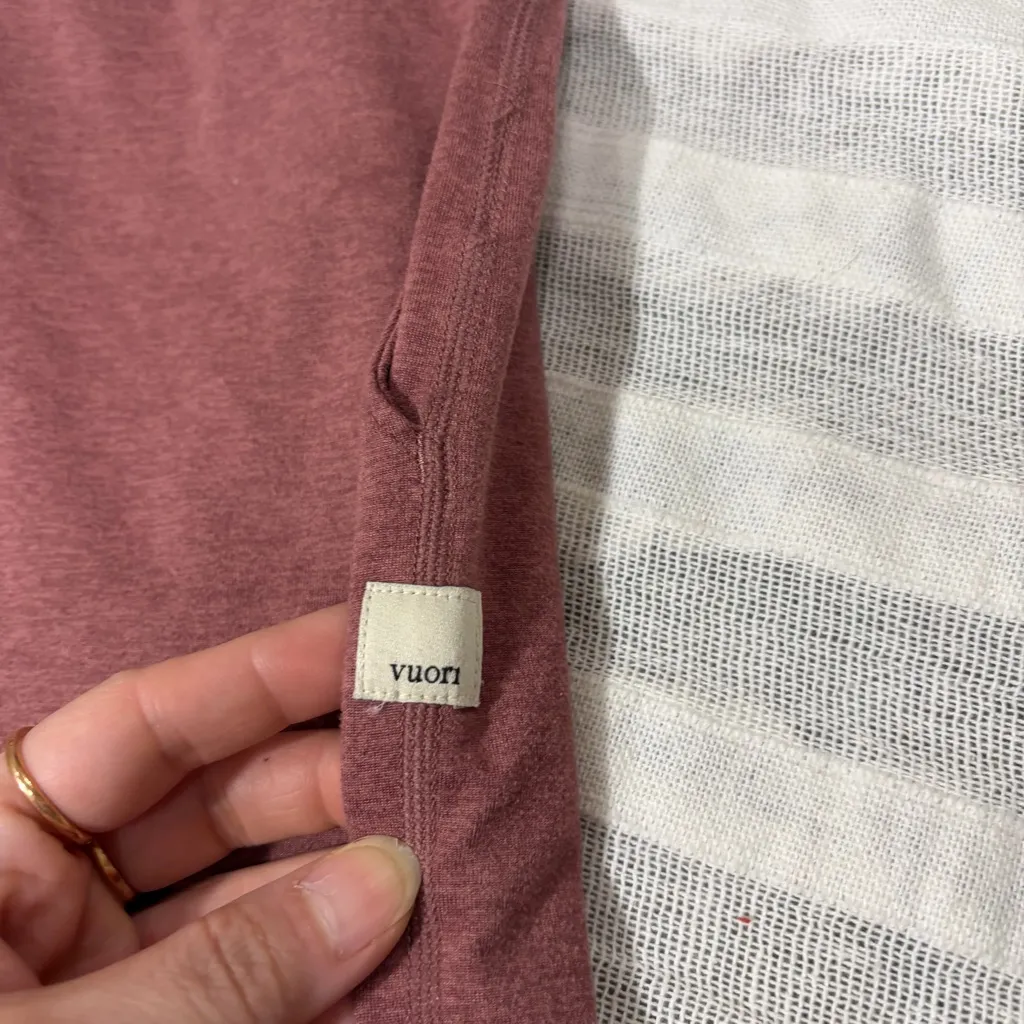 Vuori Women's Pink Performance Jogger DreamKnit Soft Sweatpants Athletic Medium - Image 4