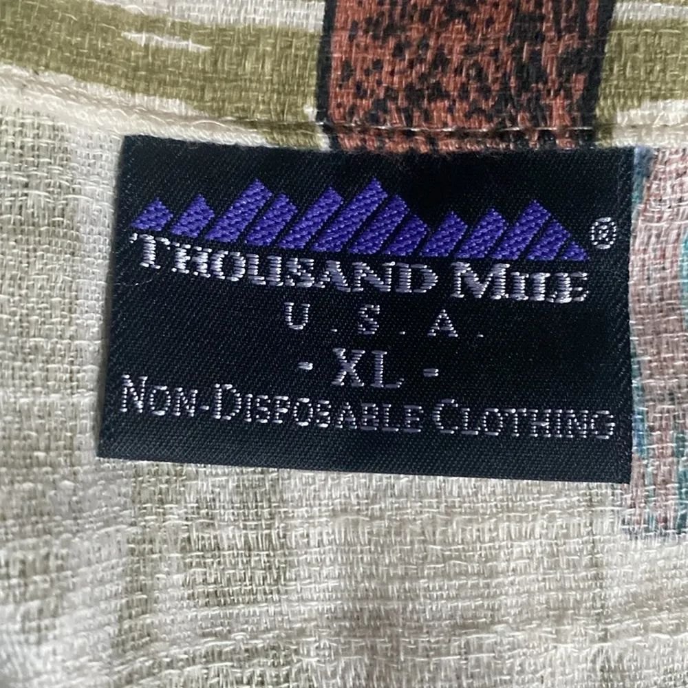 Thousand Mile USA Colorful Surfboard Print WRAP Skirt SIZE XL Green - Image 7